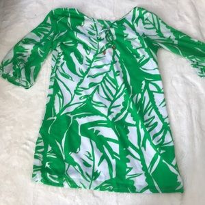Lily Pulitzer @ Target green and white shift dress
